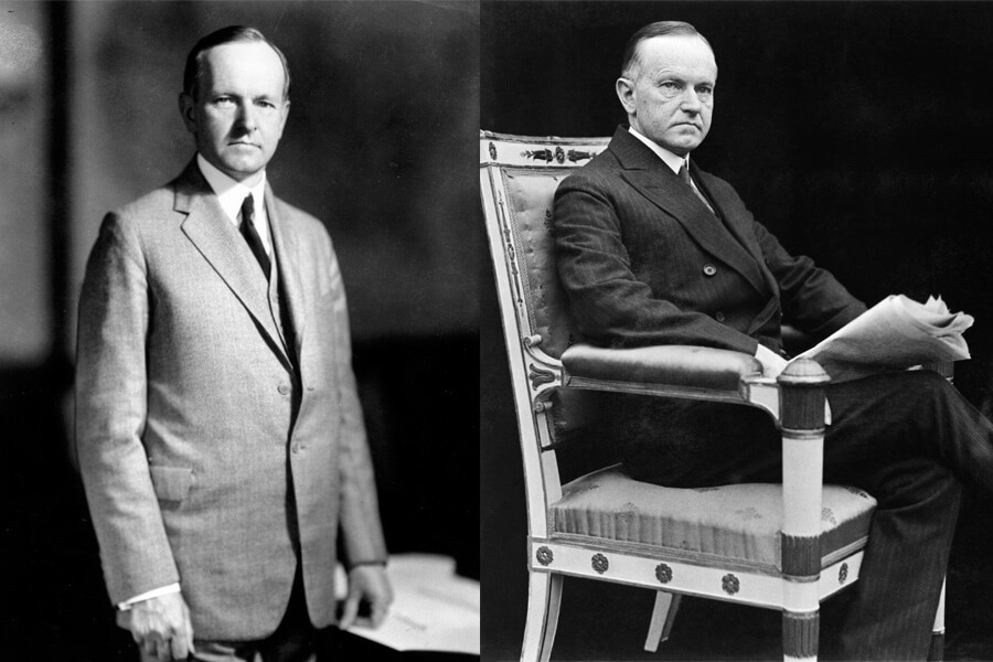 calvin cooledge before and after
