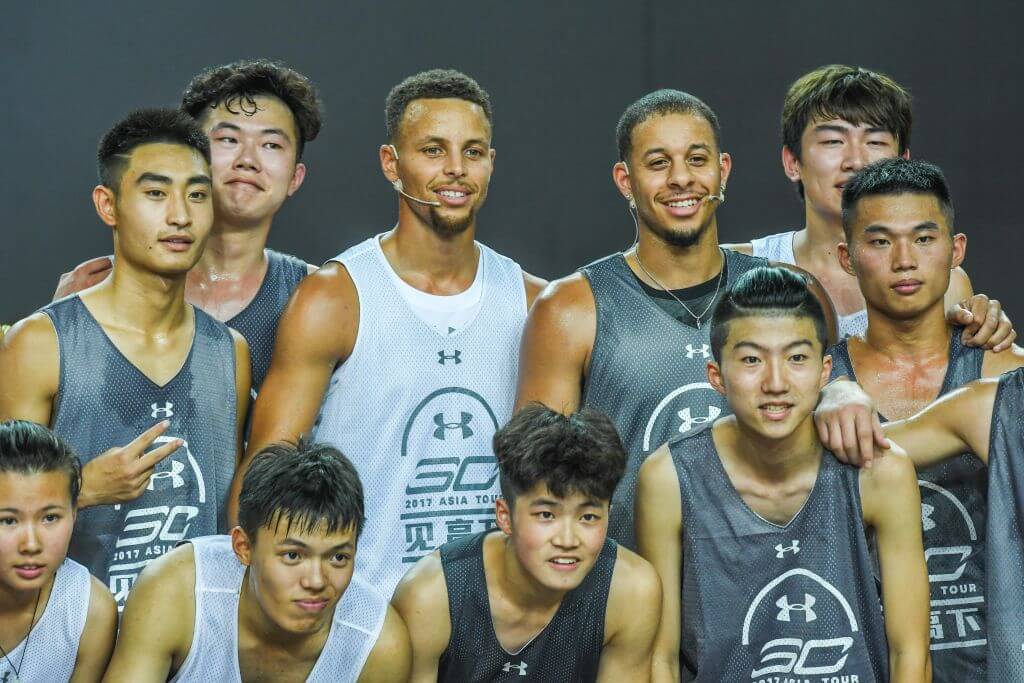 Stephen Curry Visits Chengdu