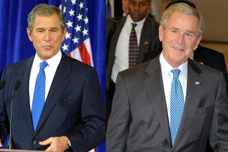 goerge walker beush before and after