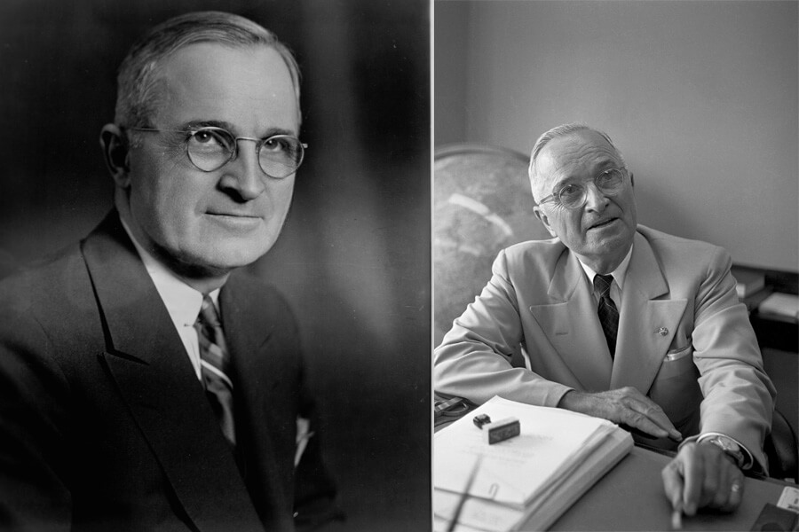 harry truman before and after