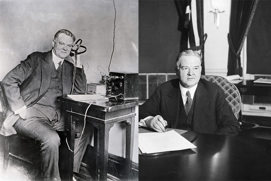 herbert hoover befre and after