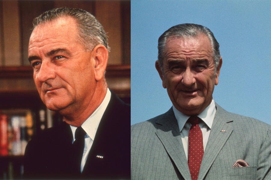 lyndon johnson before and after