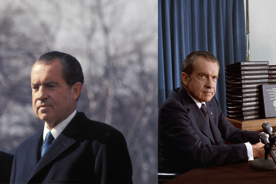 richard nixon before and after