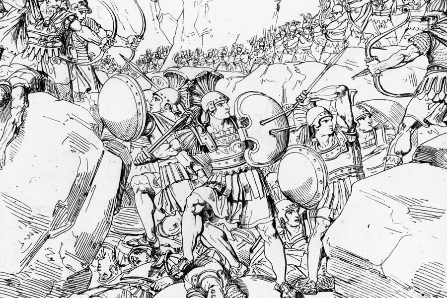 spartans being forced to surrender spartans being forced to surrender