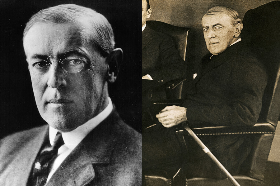 woodrow wilson before and after