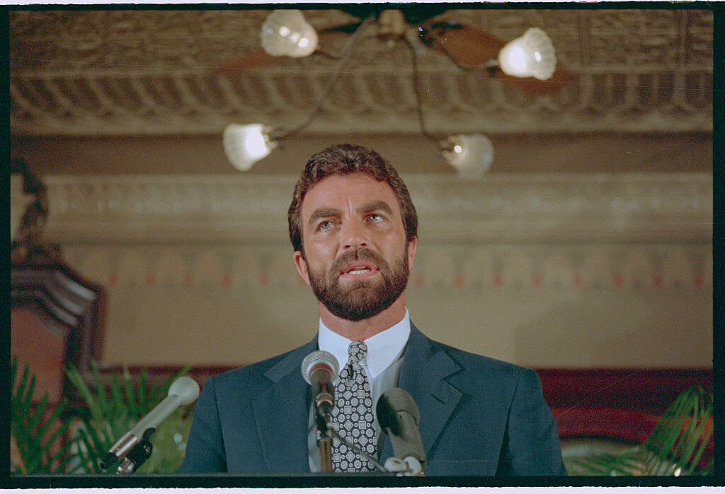 Portrait of Tom Selleck