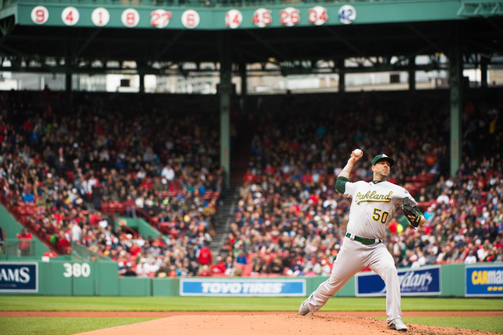 Oakland At Fenway Park 