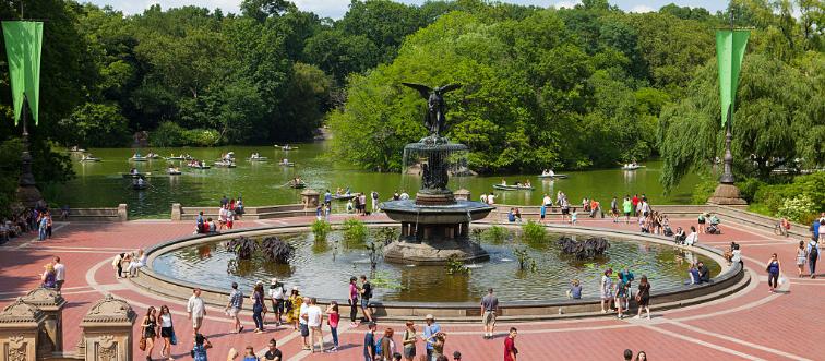 This Is Summer In Central Park fountain