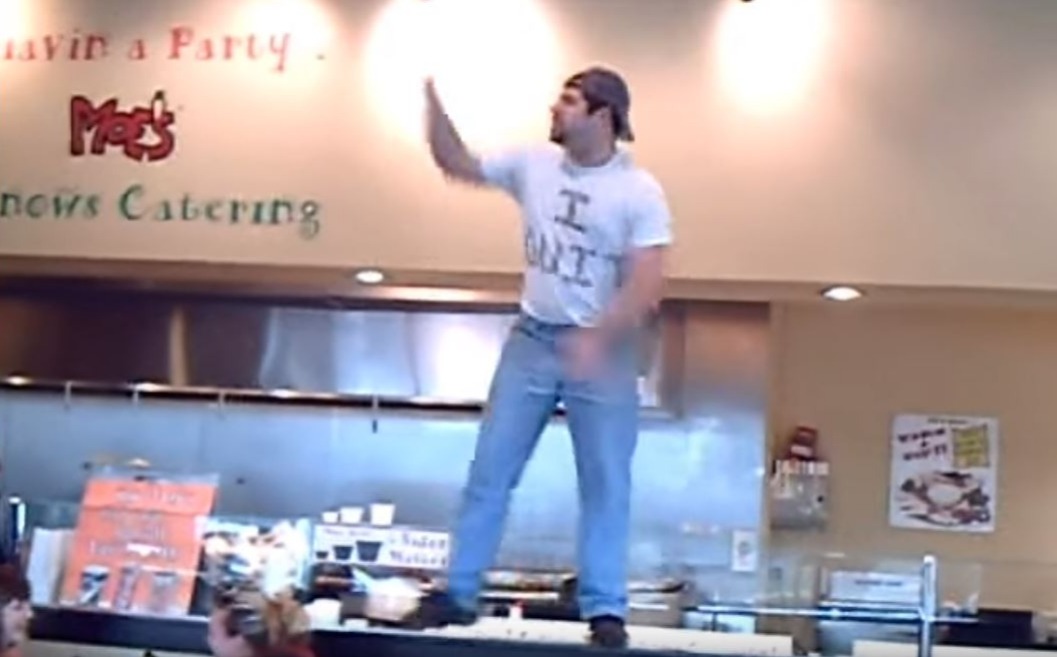 Moe's manager A manager quit by dancing on the counter at Moe's