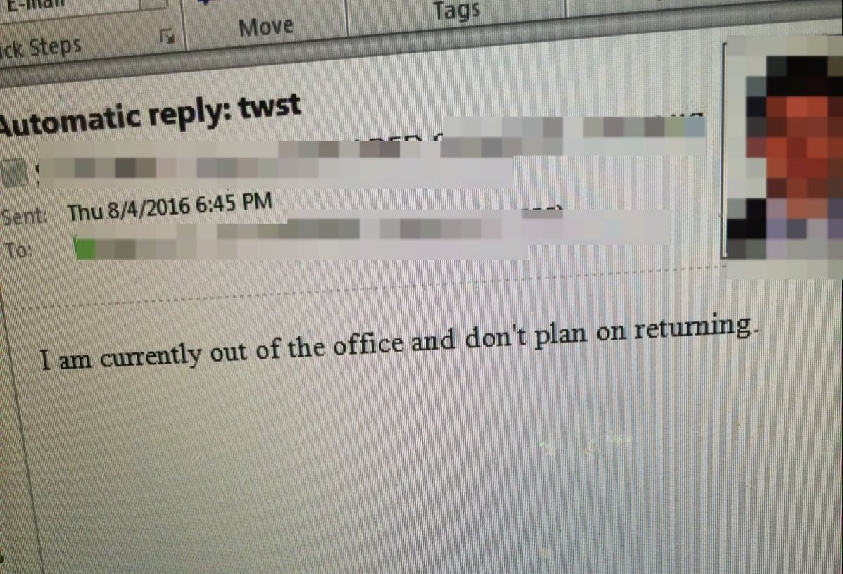 autoresponse quitting autoresponse quitting