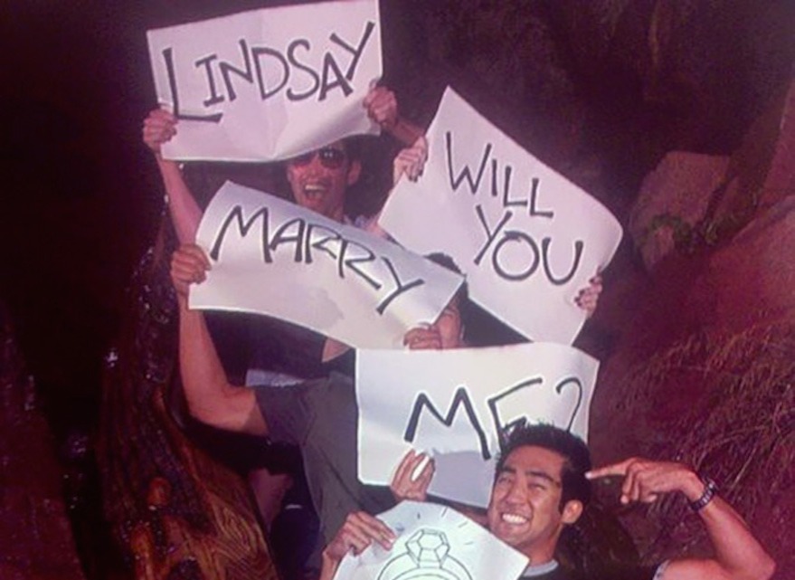 lindsay will you marry me lindsay will you marry me