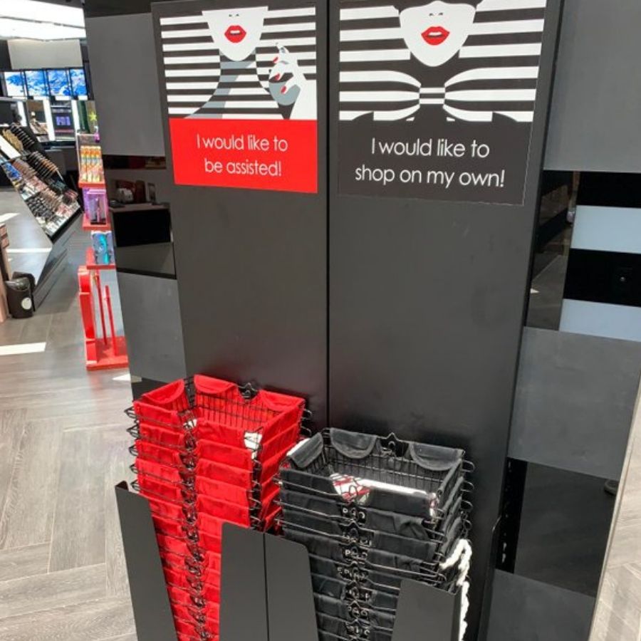 shopping without assistance or without