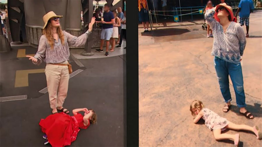 Drew Barrymore Disneyland child tantrum Drew Barrymore Disneyland child tantrum