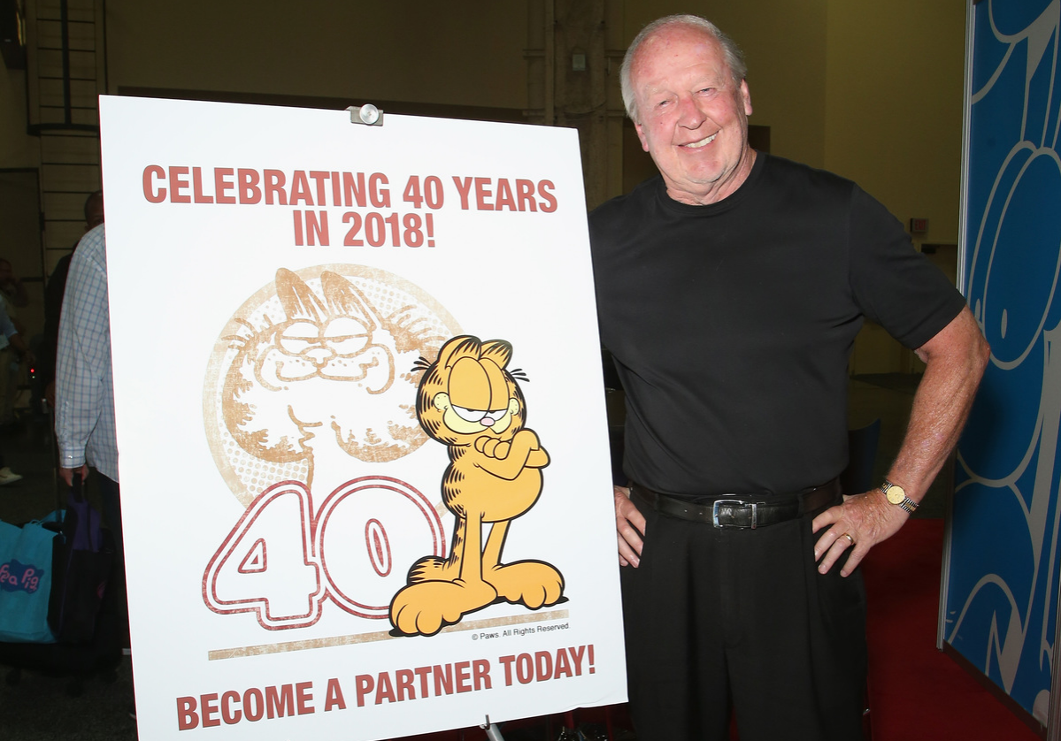 Cartoonist Jim Davis, author of Garfield, attends the Licensing Expo 2016
