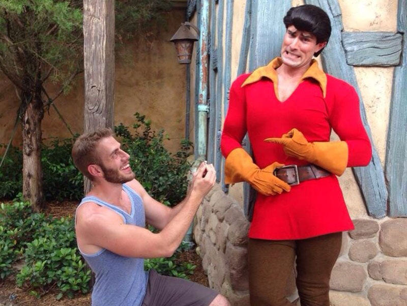 proposing to Gaston proposing to Gaston