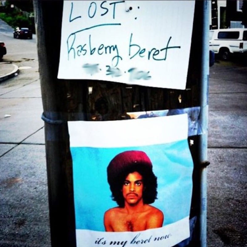Raspberry beret Lost and found Raspberry beret