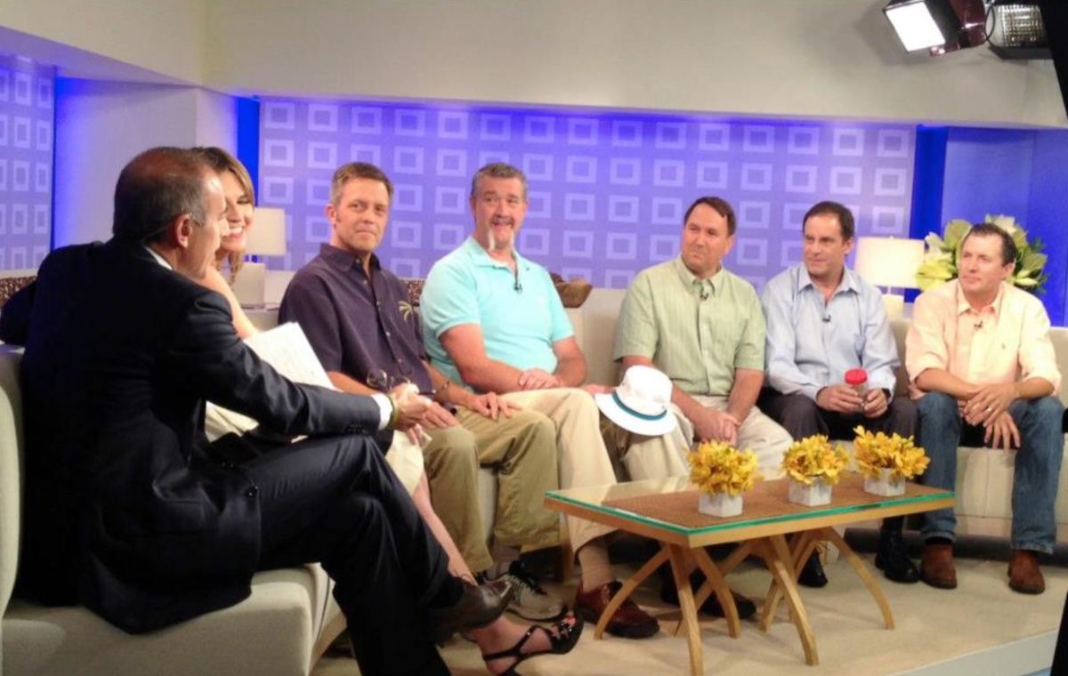 the five friends on The Today Show with Matt Lauer