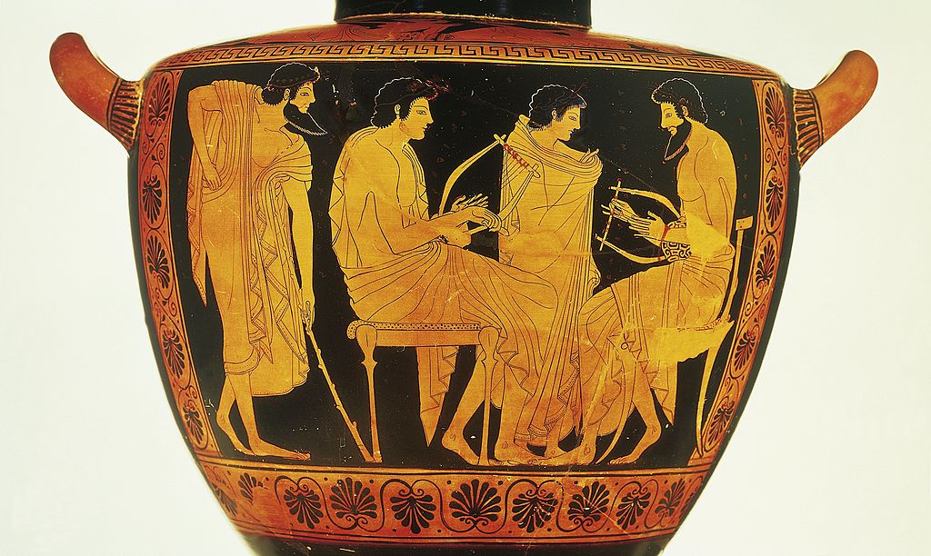 Spartan Music -122219821 Pottery of people playing music