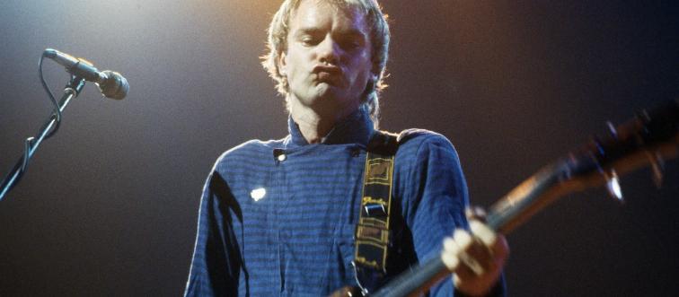 a photo of sting performing