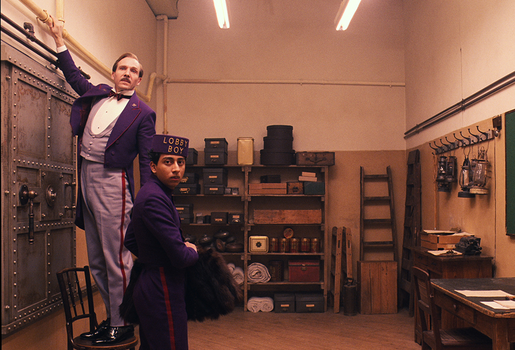 The Grand Budapest Hotel Lobby boy and Gustave