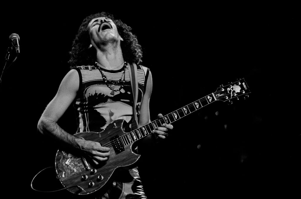 Carlos playing a solo 