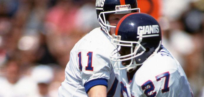 Who was the New York Giants head coach in the 90s?