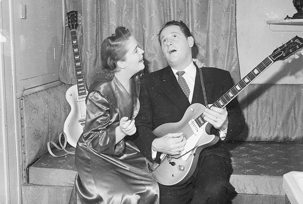 Les Paul and wife 