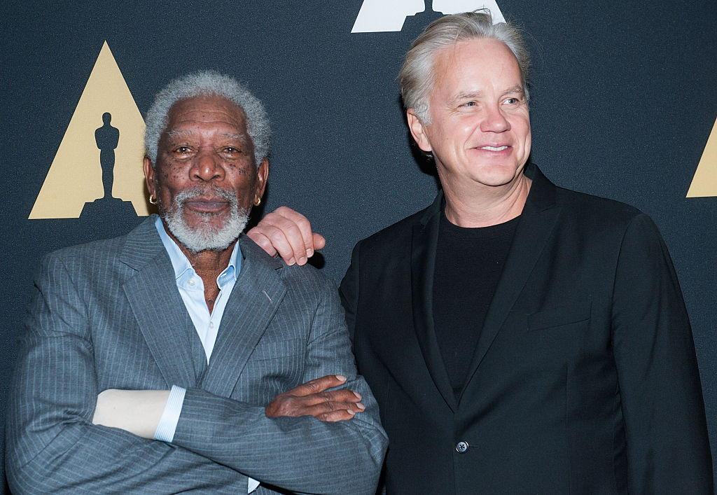 Freeman and Robbins at screening 
