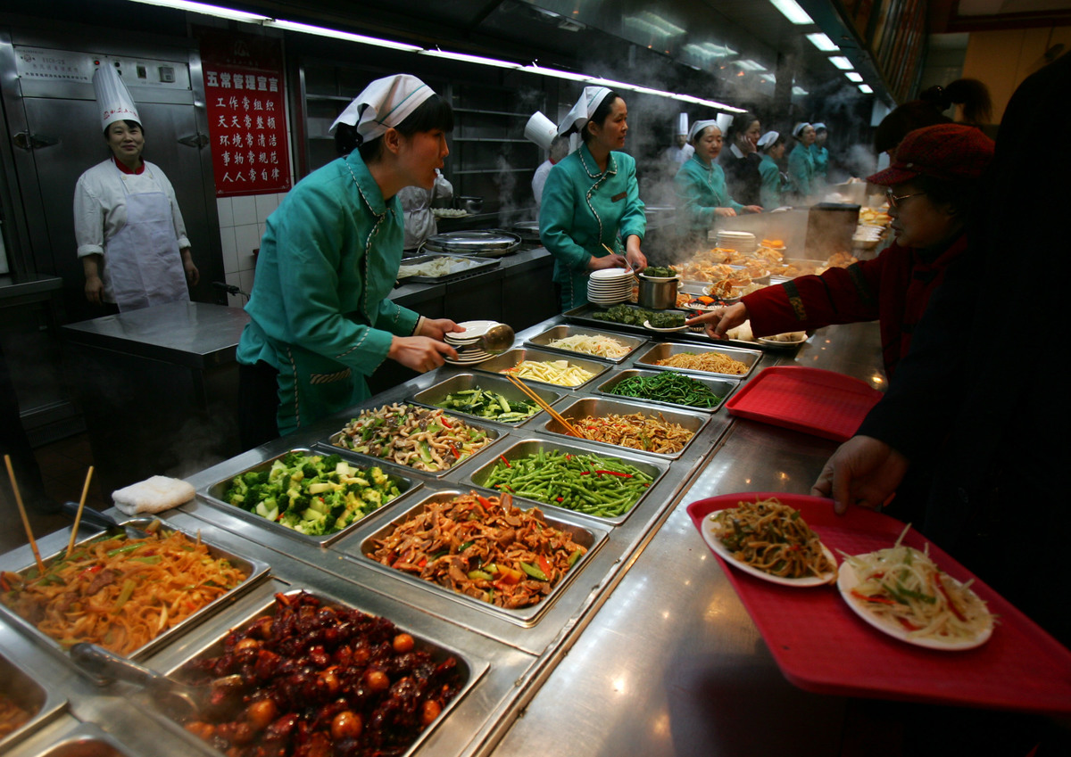 buffet food