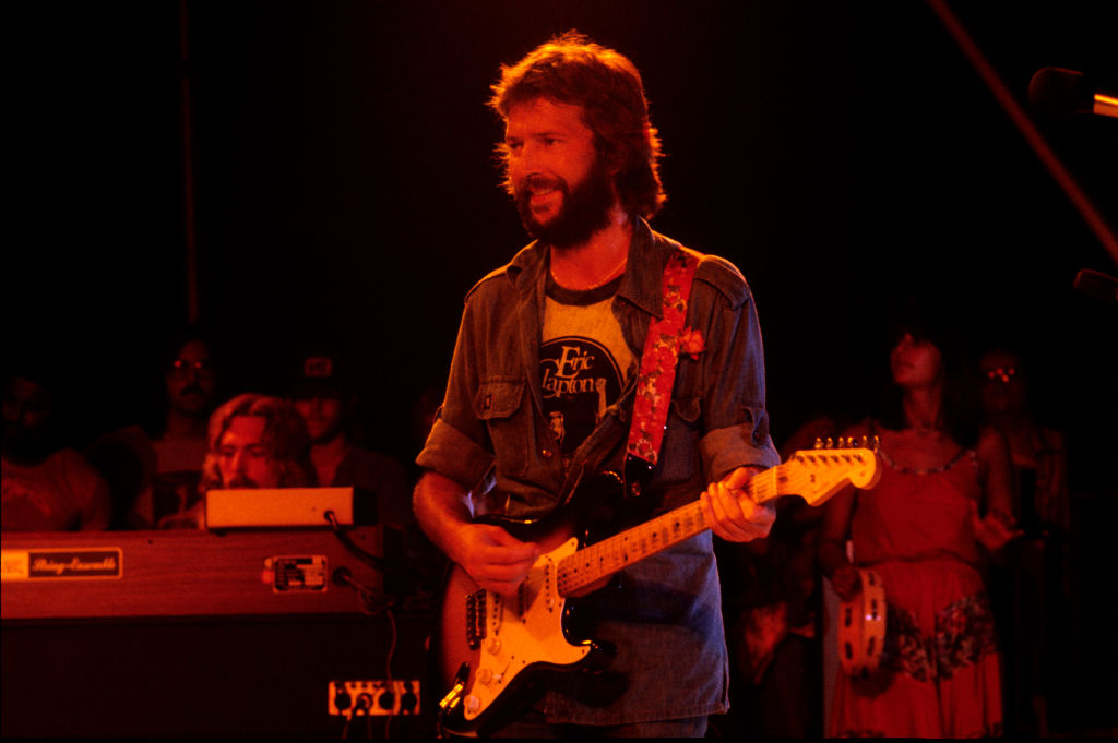 Eric Clapton on stage 
