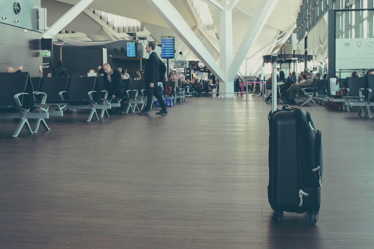 bags left behind at airport