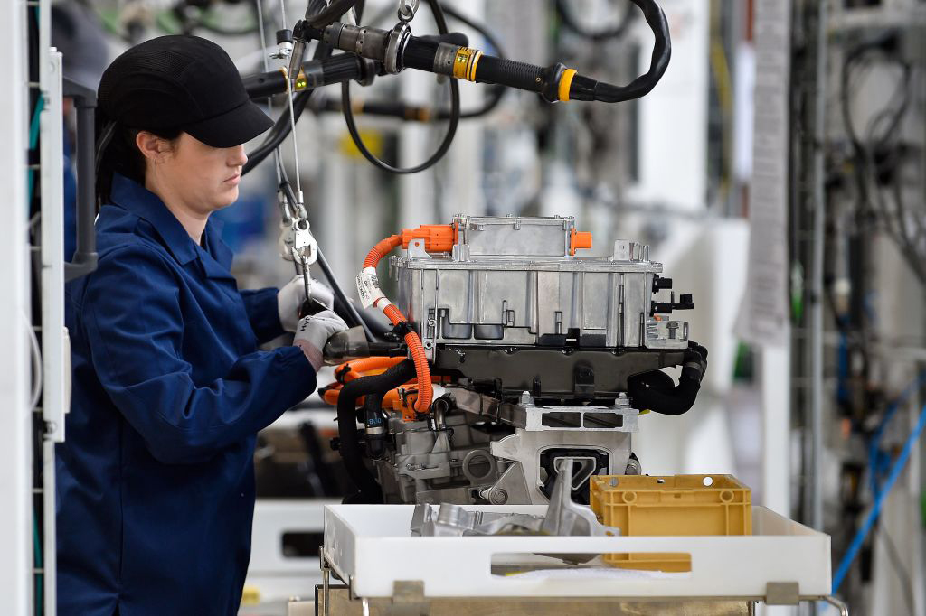 Woman working at Ford Motors