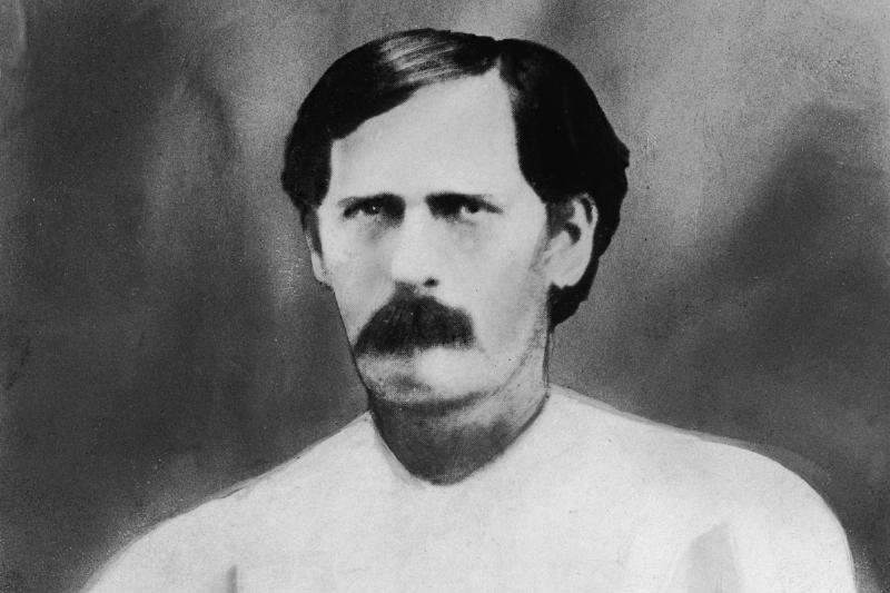 Portrait Wyatt Earp - 2758016 A portrait of American lawman and gun fighter Wyatt Earp, circa 1873.