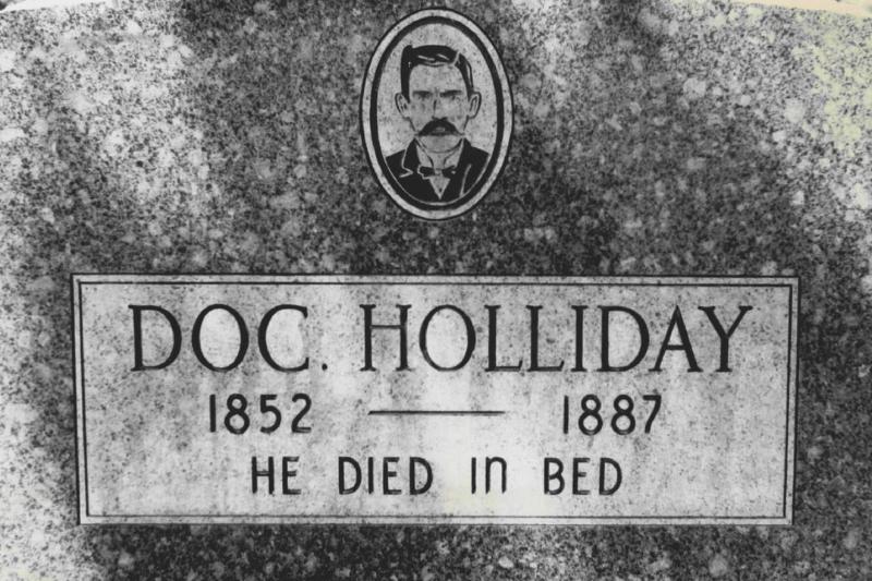 Holliday's tombstone - 837094014 Doc Holliday's Tombstone in Glenwood Springs is Tourist Attraction Today.