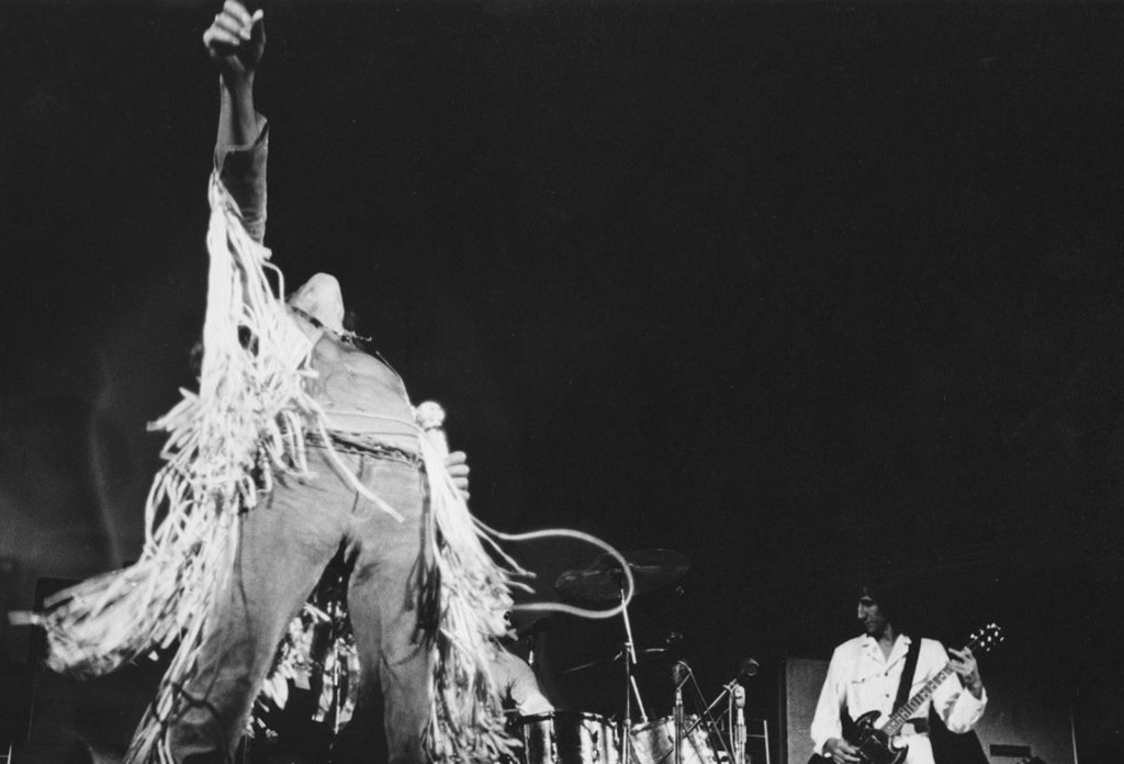 The Who performing at Woodstock 