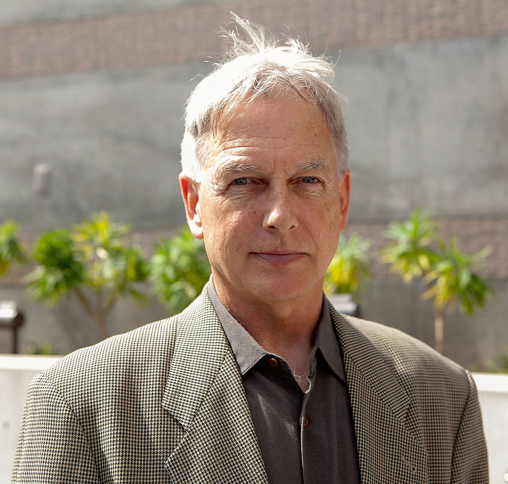 Mark Harmon grins at the camera.