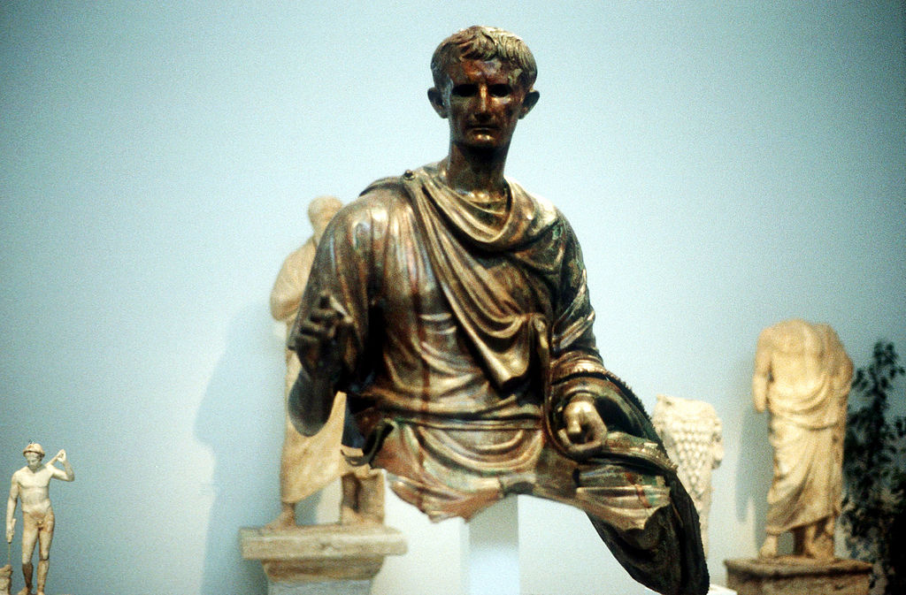 Bronze statue of Augustus 