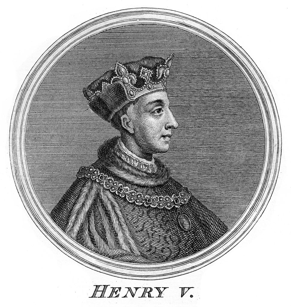 Henry V, King of England. The son of Henry IV,