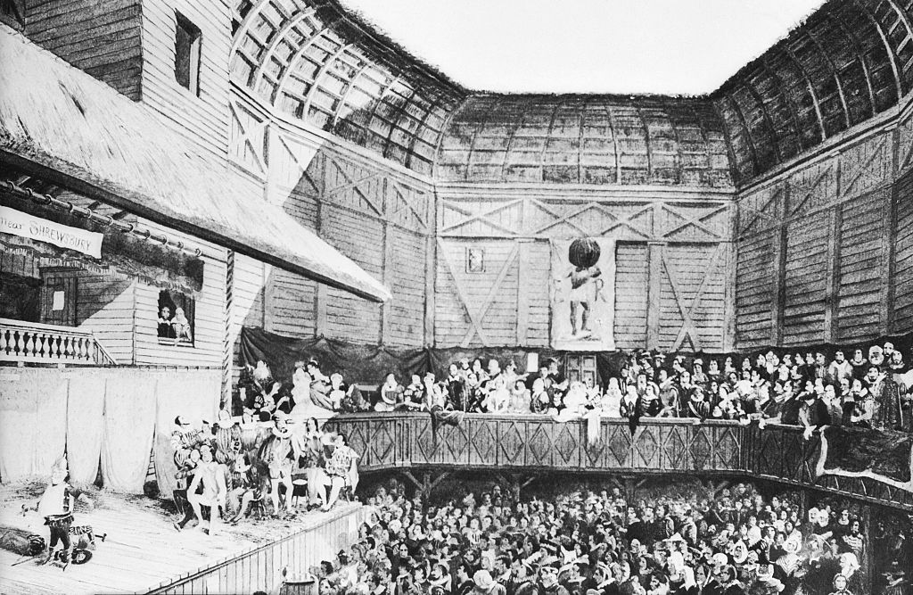 The Globe Theatre in the days of Shakespeare