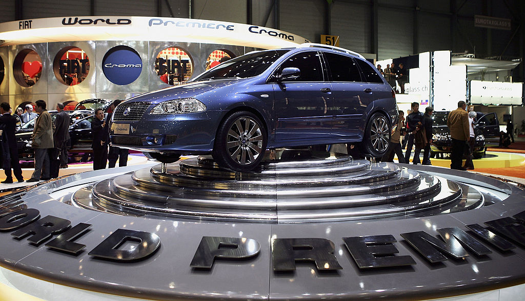 Fiat Croma on display 