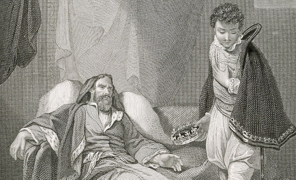 Henry's father rebuking his son