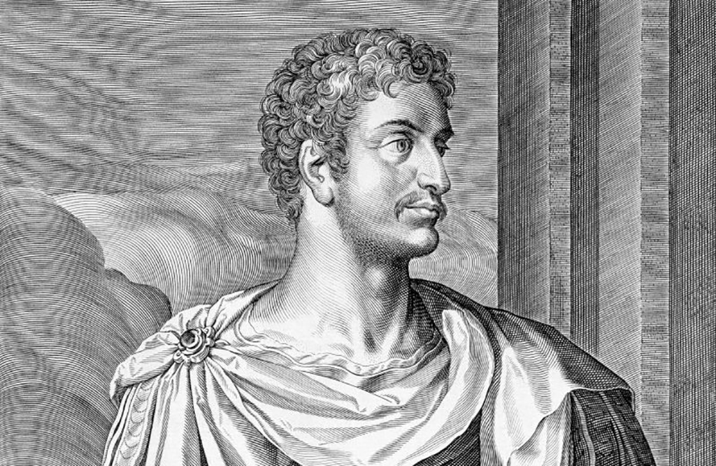 Photo of Augustus as a young man 