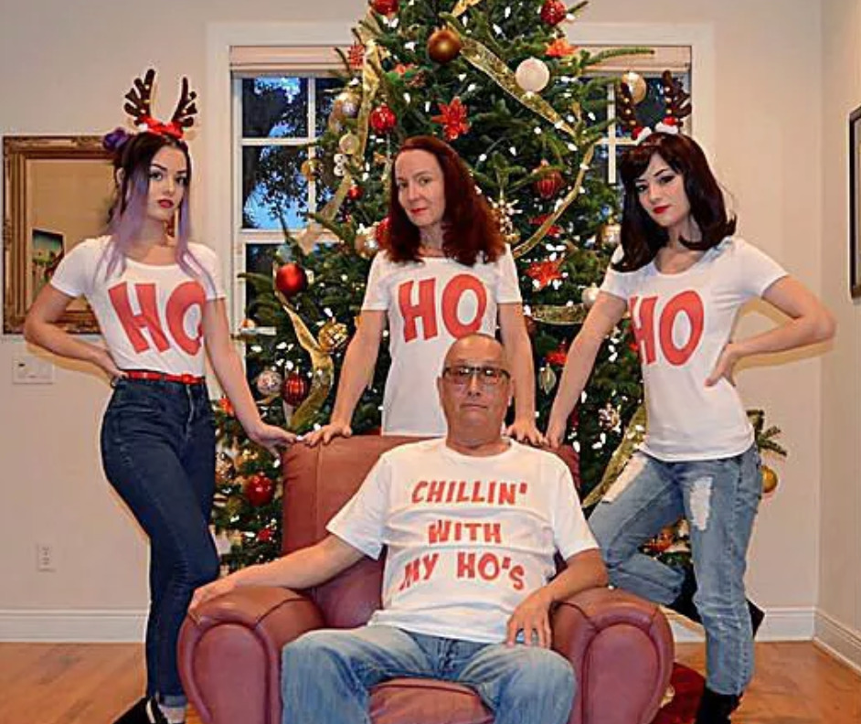 ho ho ho dad wears