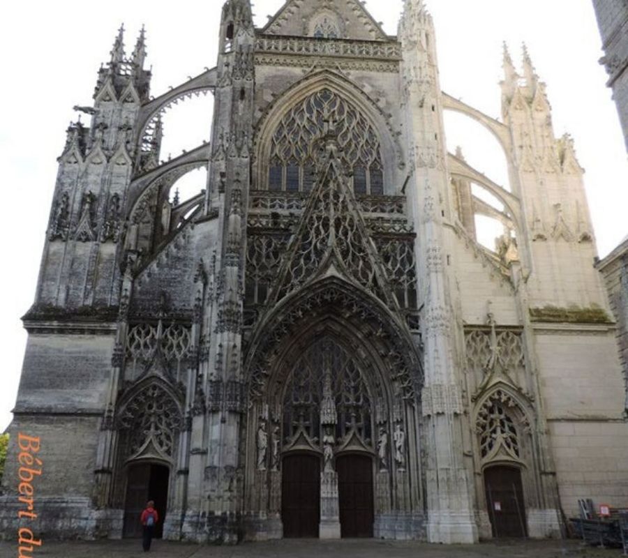 a church being power washed 