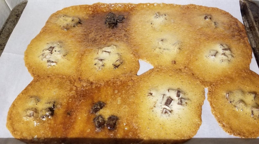 cookies were baked without flour