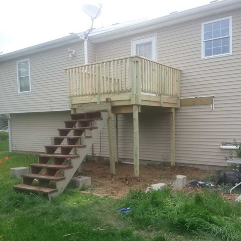 crooked porch crooked porch and stairs to nowhere