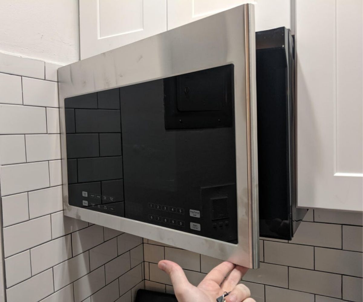 microwave microwave that doesn't open