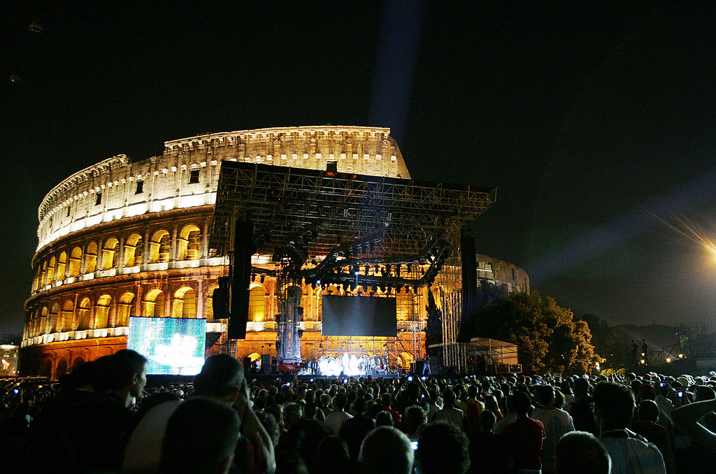 Outside of the Colosseum 