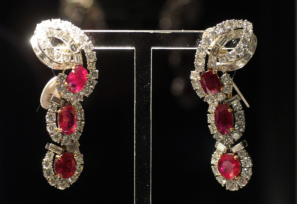 Ruby Cartier Earrings