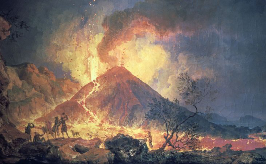 Decline In Human Population -815601054 Volcano eruption